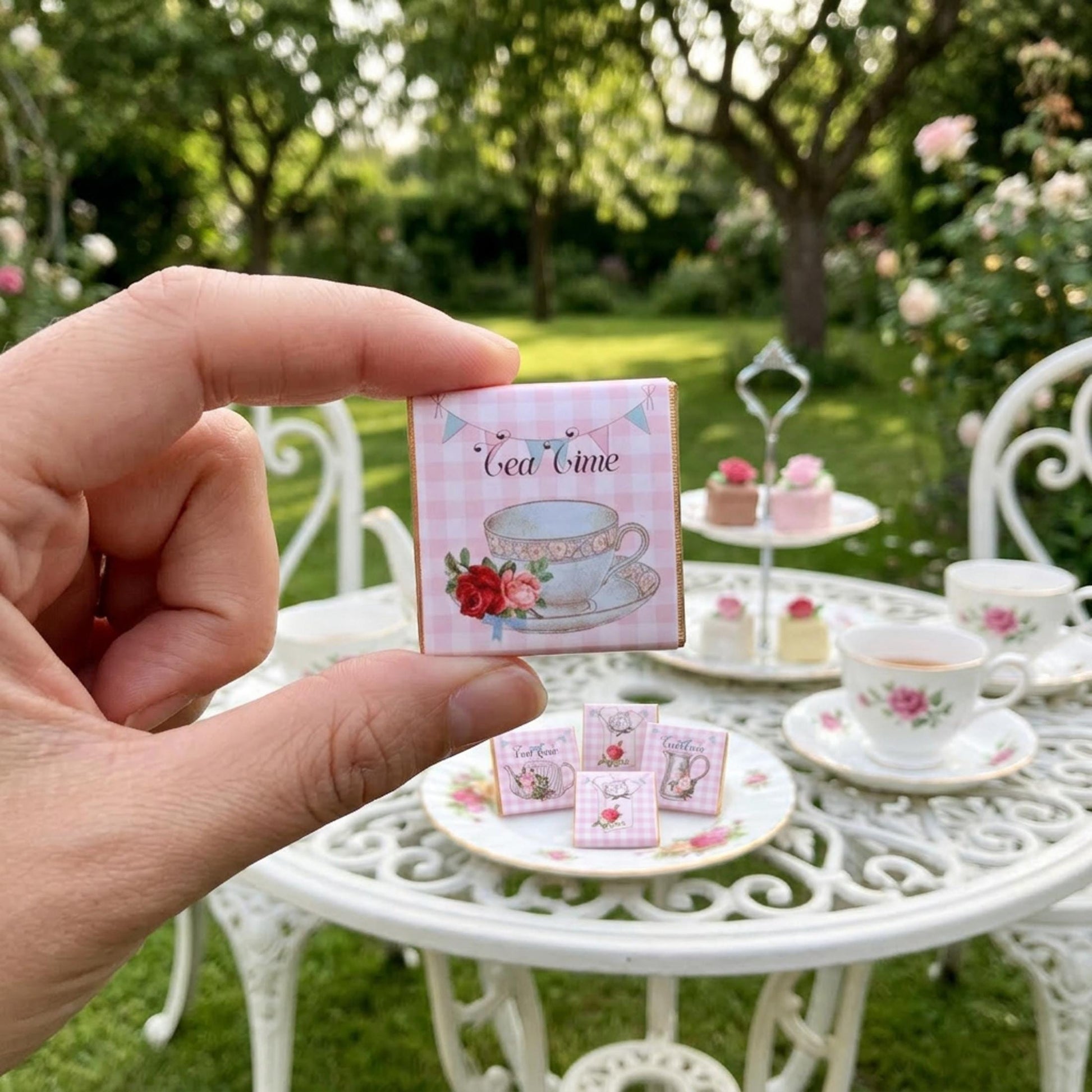 Personalised Tea Time Chocolates – Afternoon Tea Party Favours, Birthday Treats