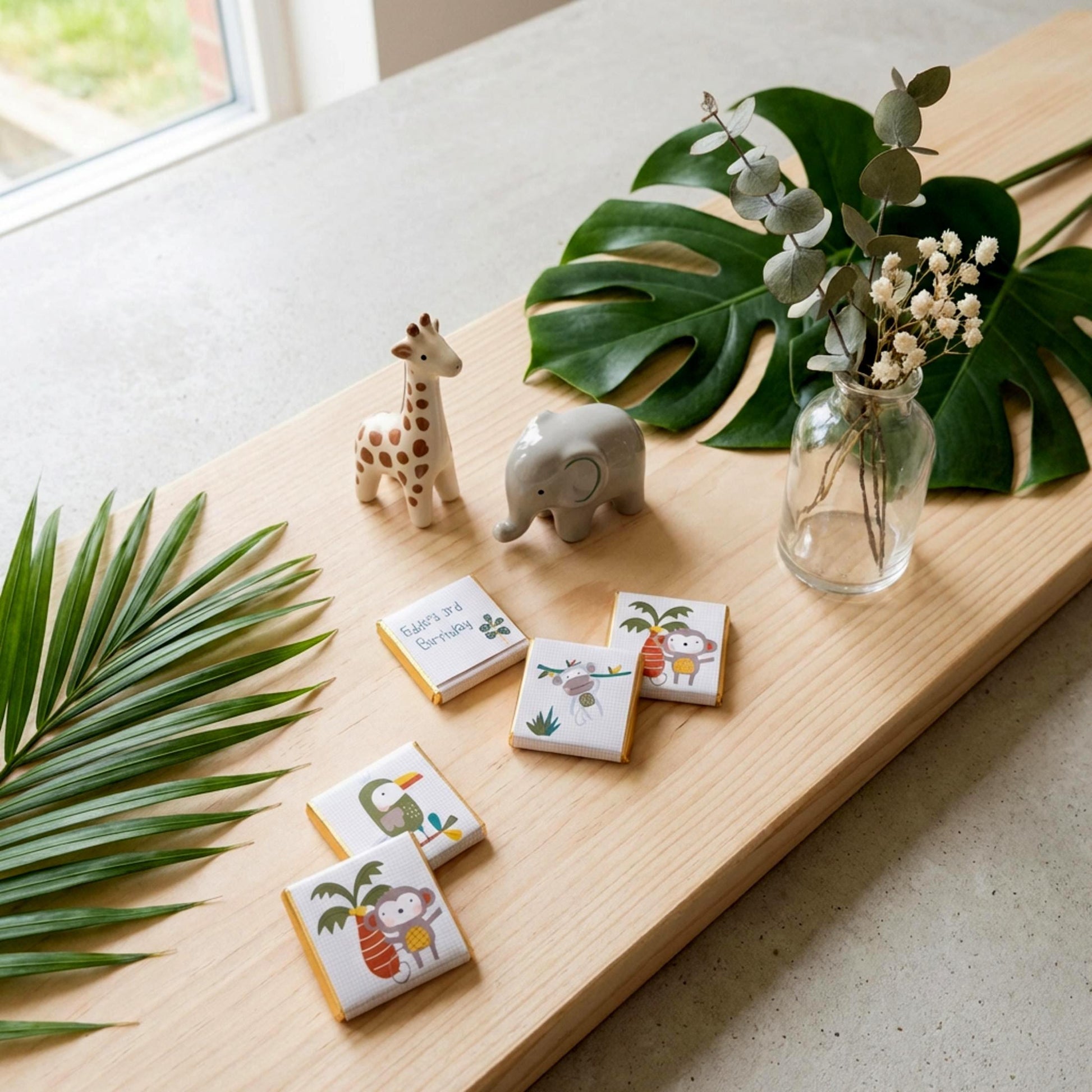 Personalised Jungle Safari Party Favours – Wild One Birthday Treats
