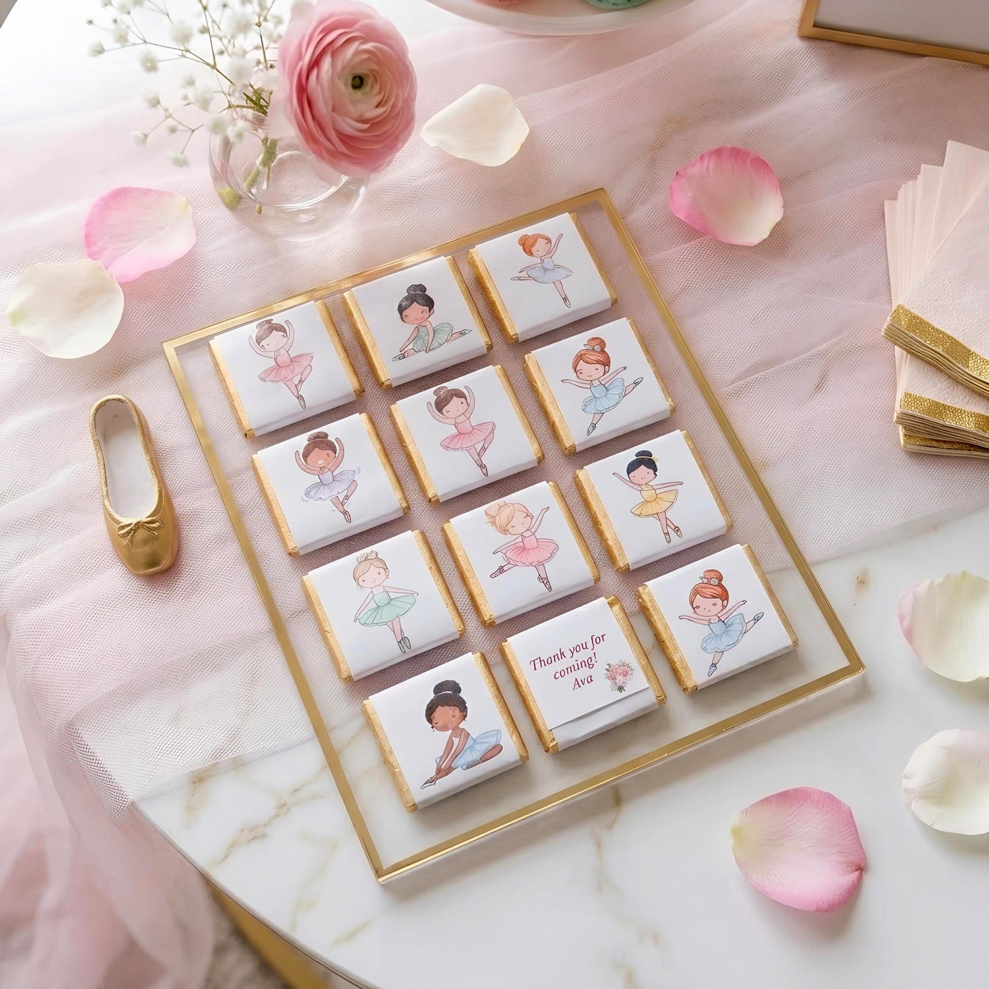 Personalised Ballet Dancer Party Favours – Birthday treats