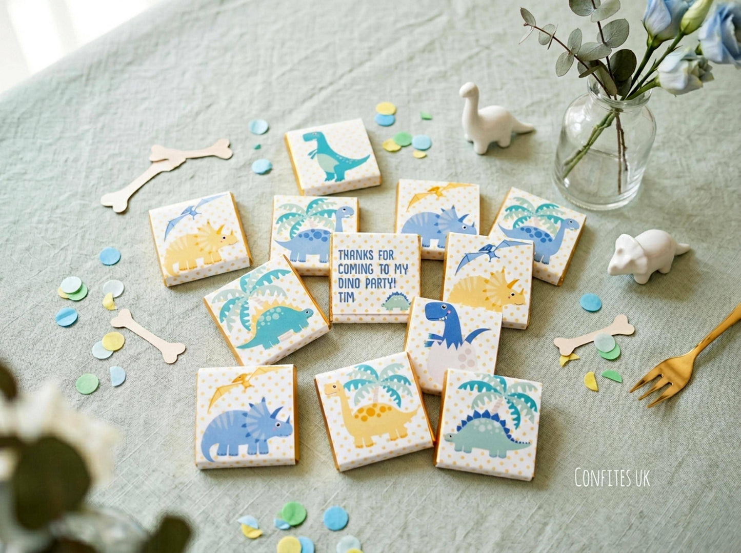 Personalised Dinosaur Party Favours – Roar Birthday Guest Treats