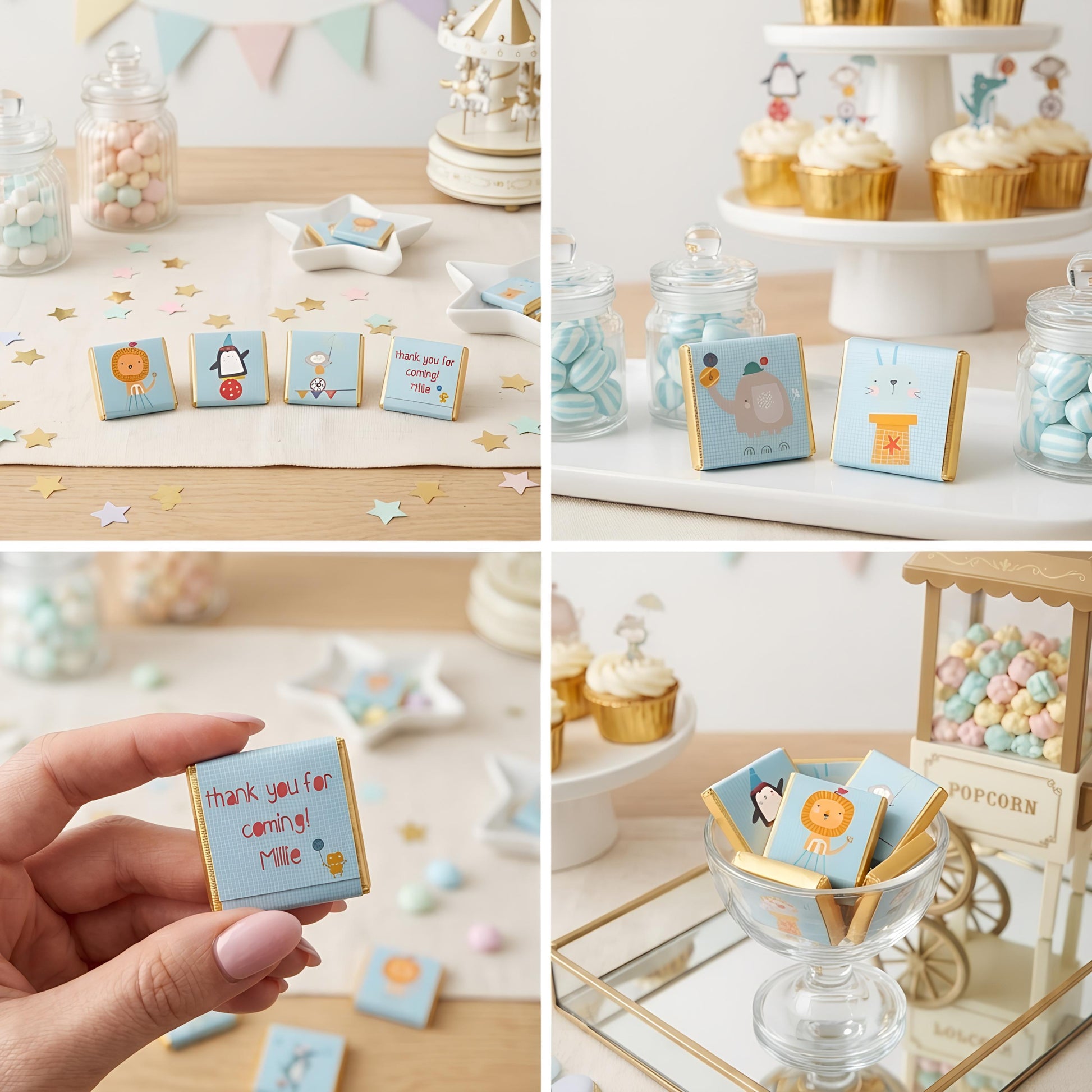 Personalised Circus Party Favours – Birthday Treats