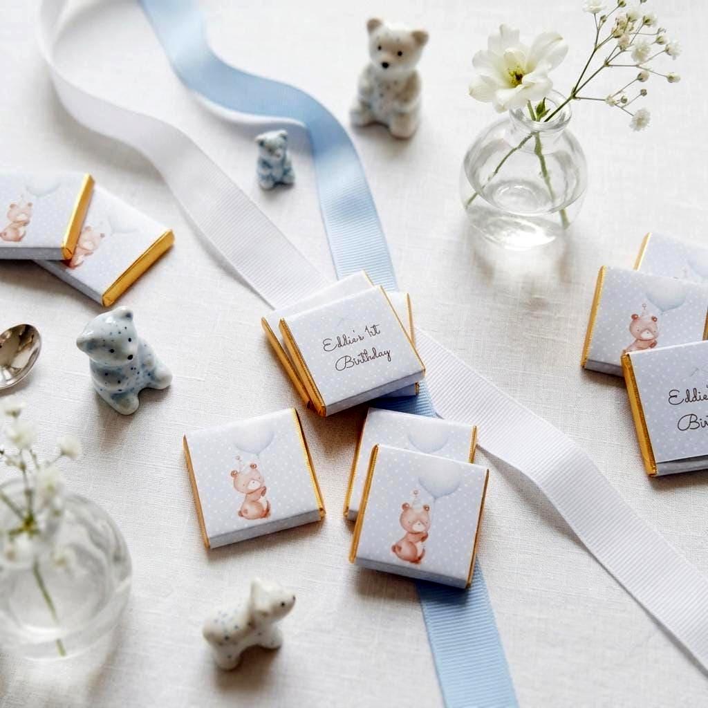 Personalised Baby Bear 1st Birthday Party Favours