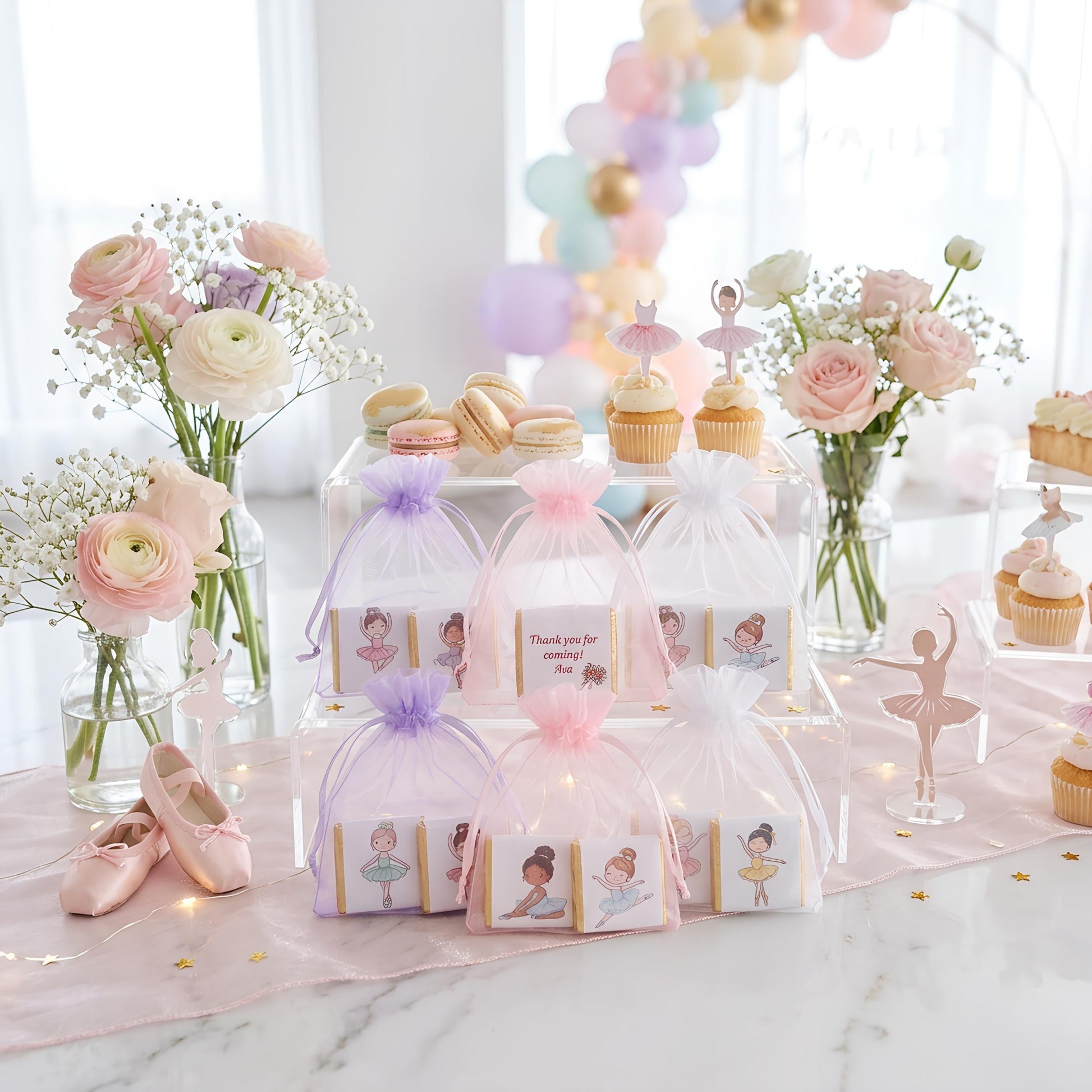 Personalised Ballet Dancer Party Favours – Birthday treats