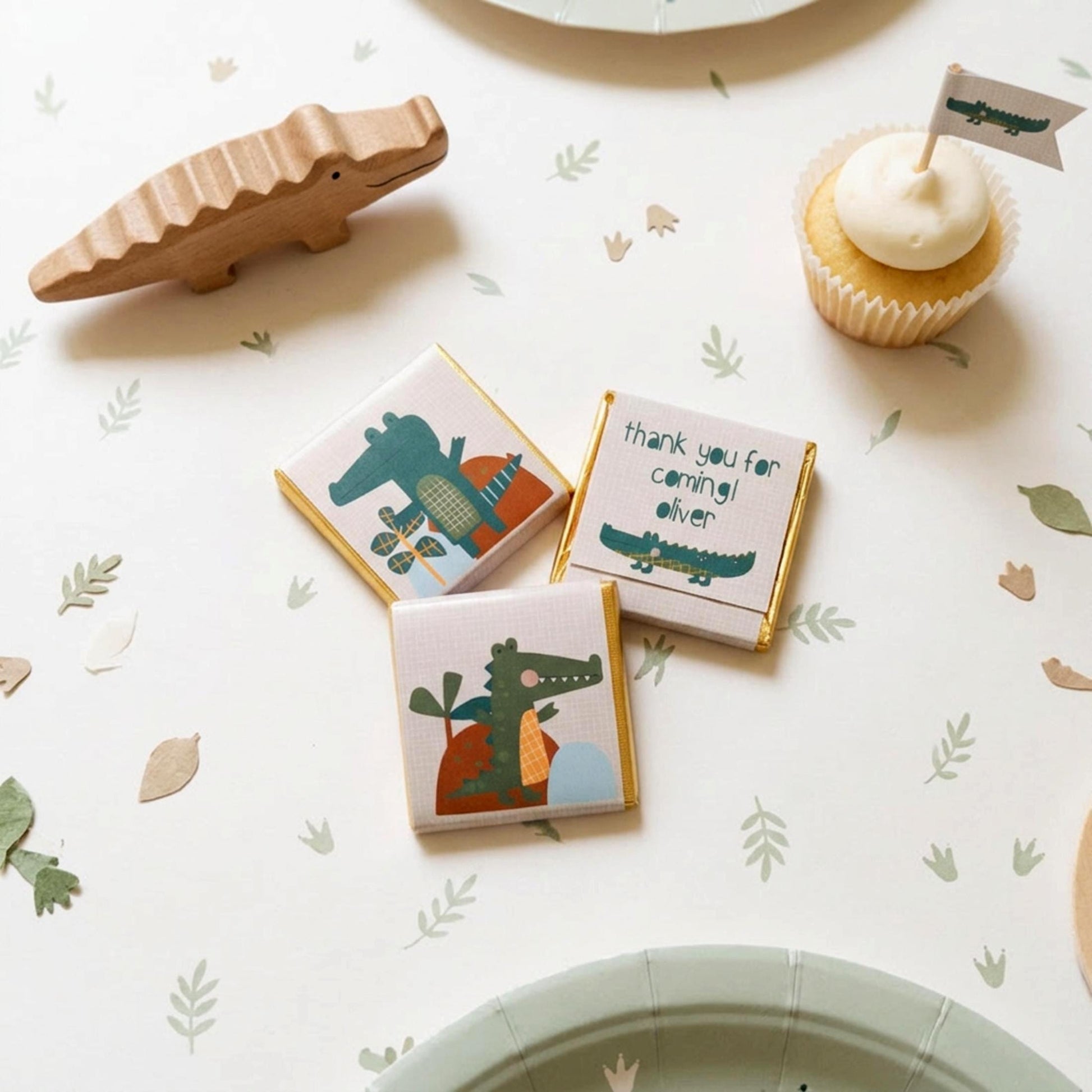 Personalised Crocodile Party Favours – Jungle Safari Birthday Treats
