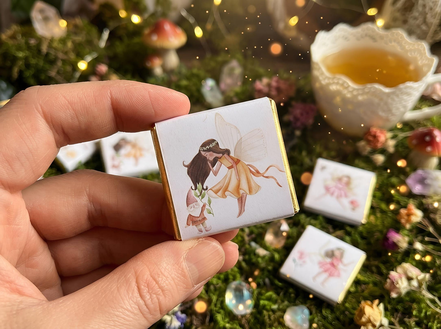 Personalised Fairy Chocolate Party Favours – Magic Garden Birthday Treats