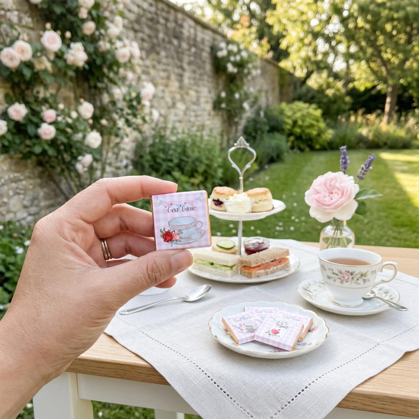 Personalised Tea Time Chocolates – Afternoon Tea Party Favours, Birthday Treats