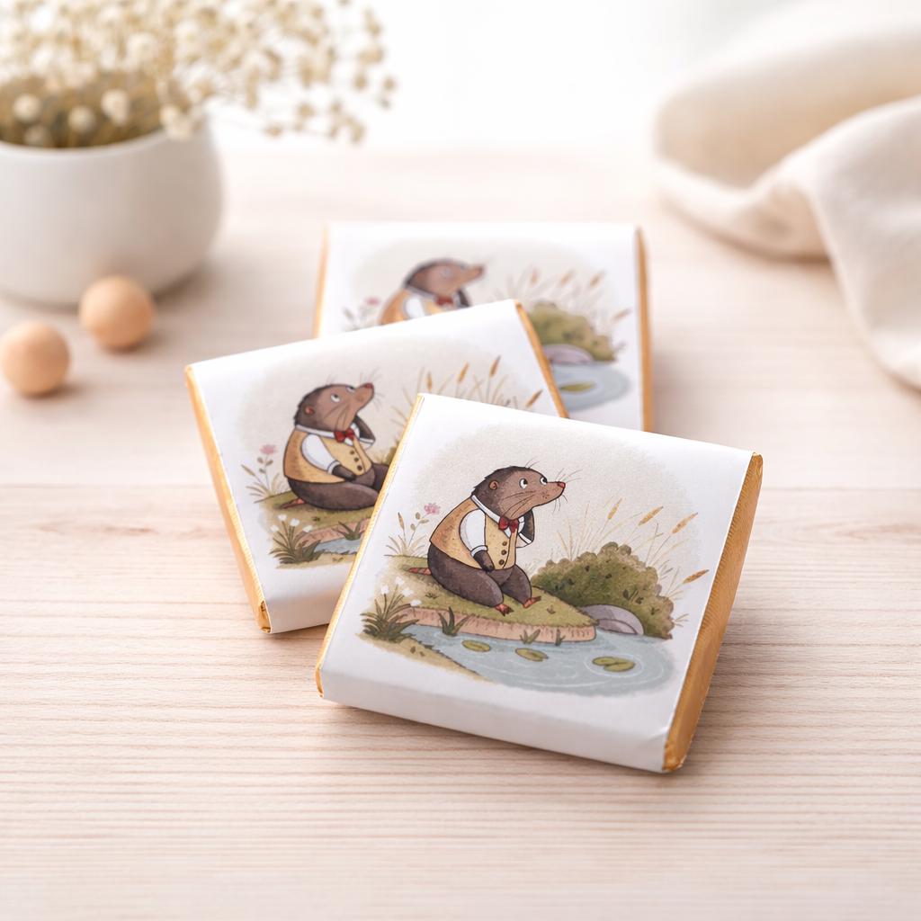 Personalised Little Mole Party Favours, Kids Birthday Treats, Customised Childrens Gift, Party Bag Fillers