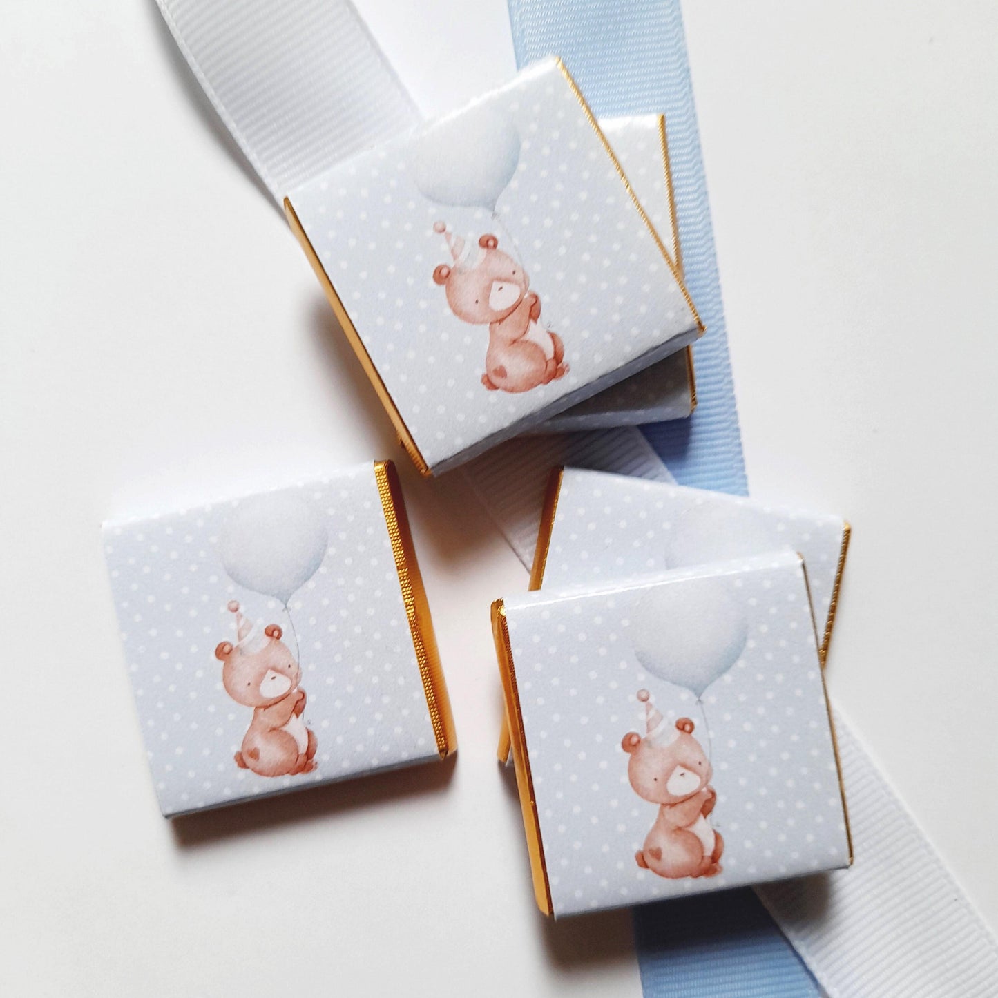 Personalised Baby Bear 1st Birthday Party Favours