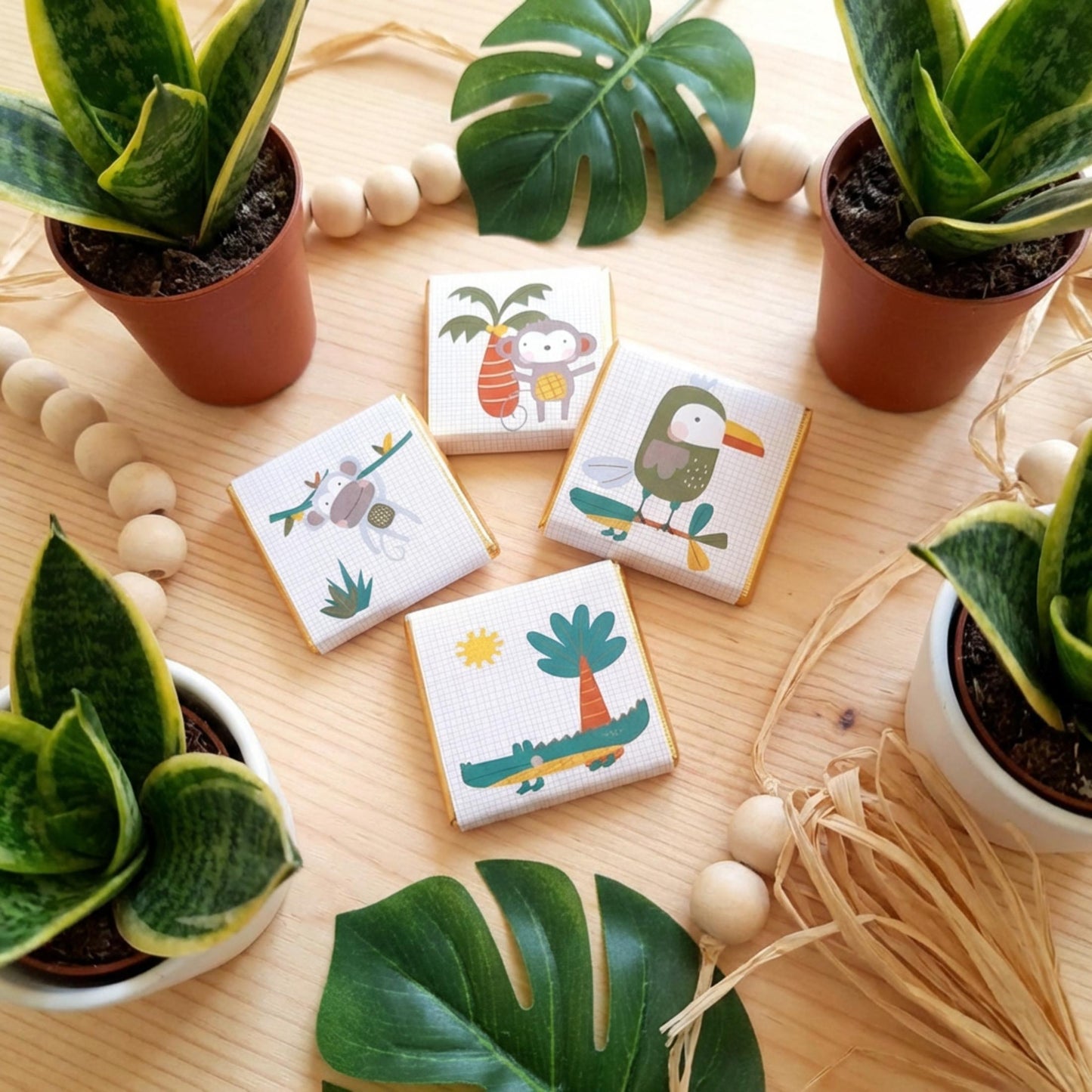 Personalised Jungle Safari Party Favours – Wild One Birthday Treats