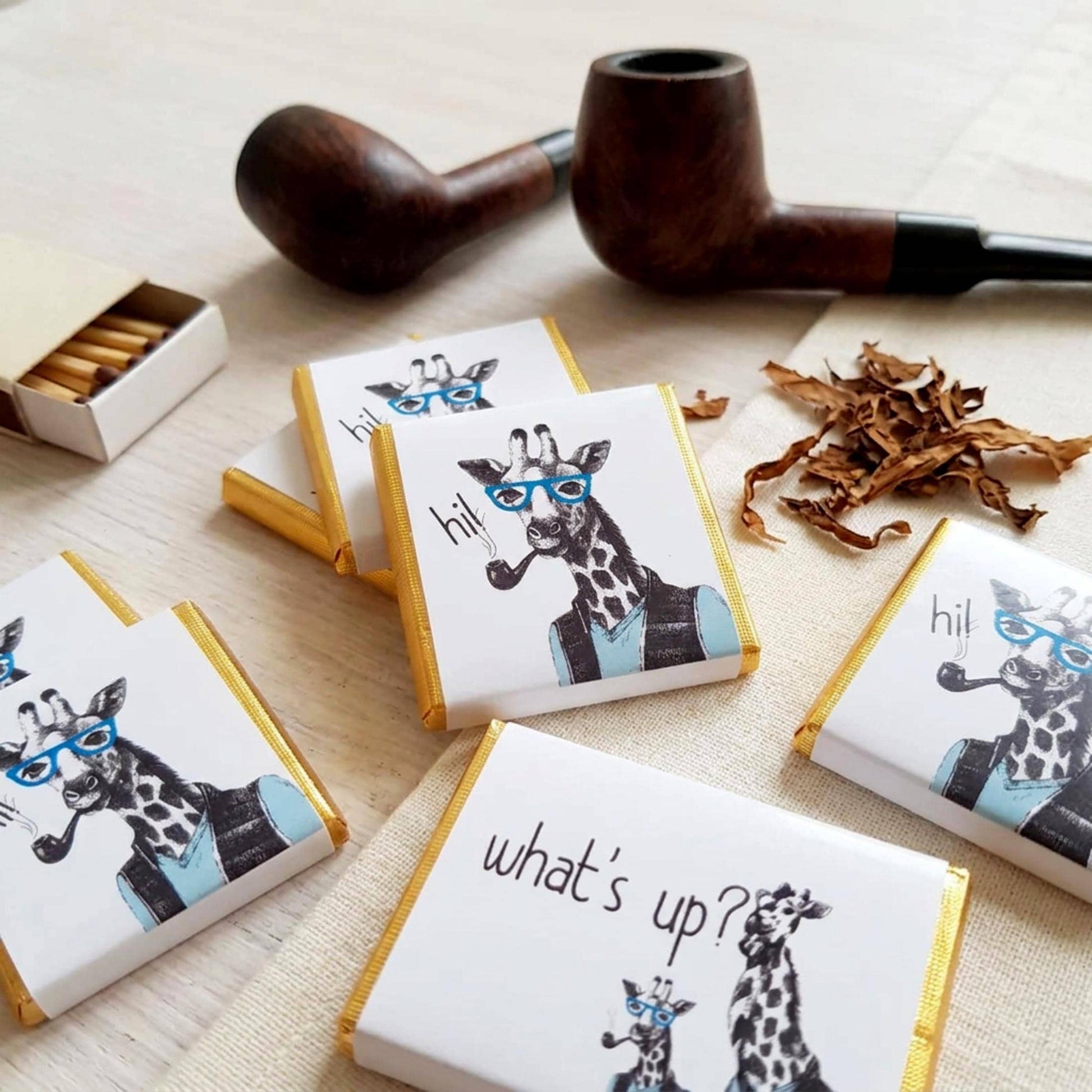 Personalised Giraffe Party Favours – Hipster Birthday Guest Treats
