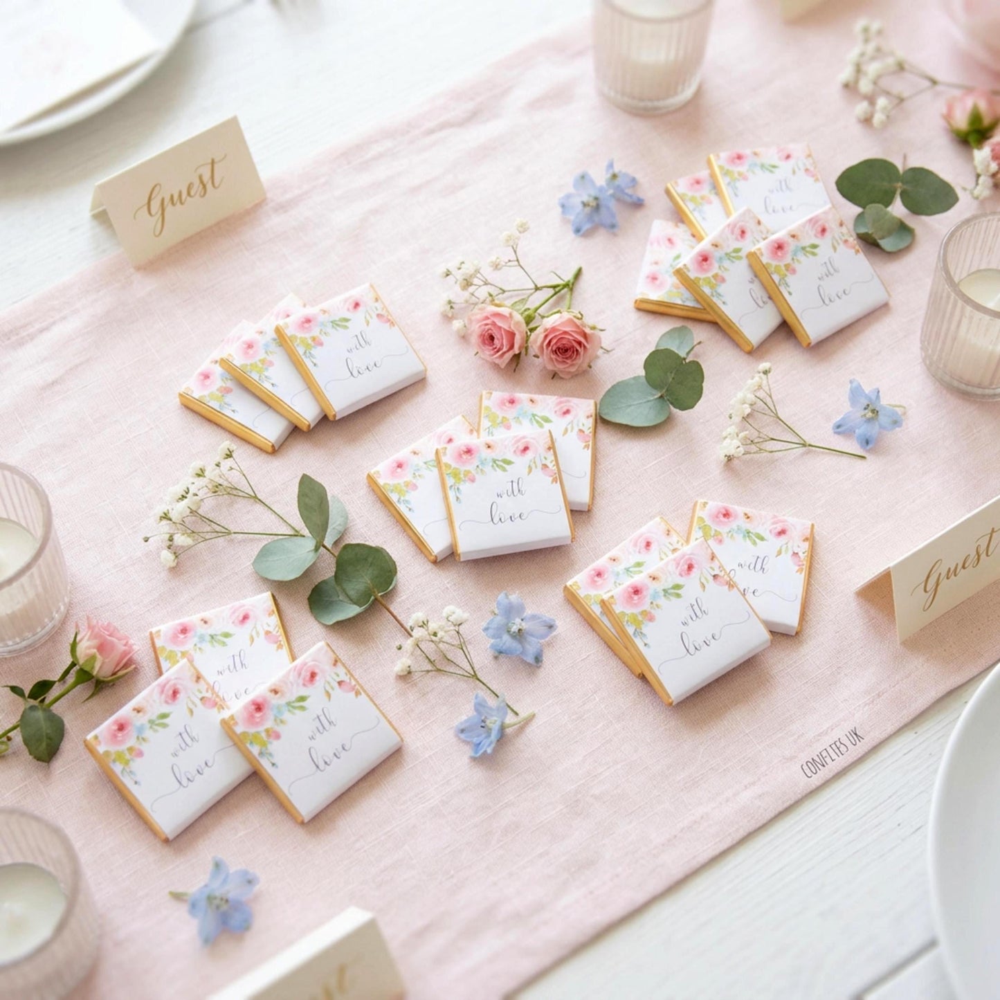 With Love Personalised Birthday Favours