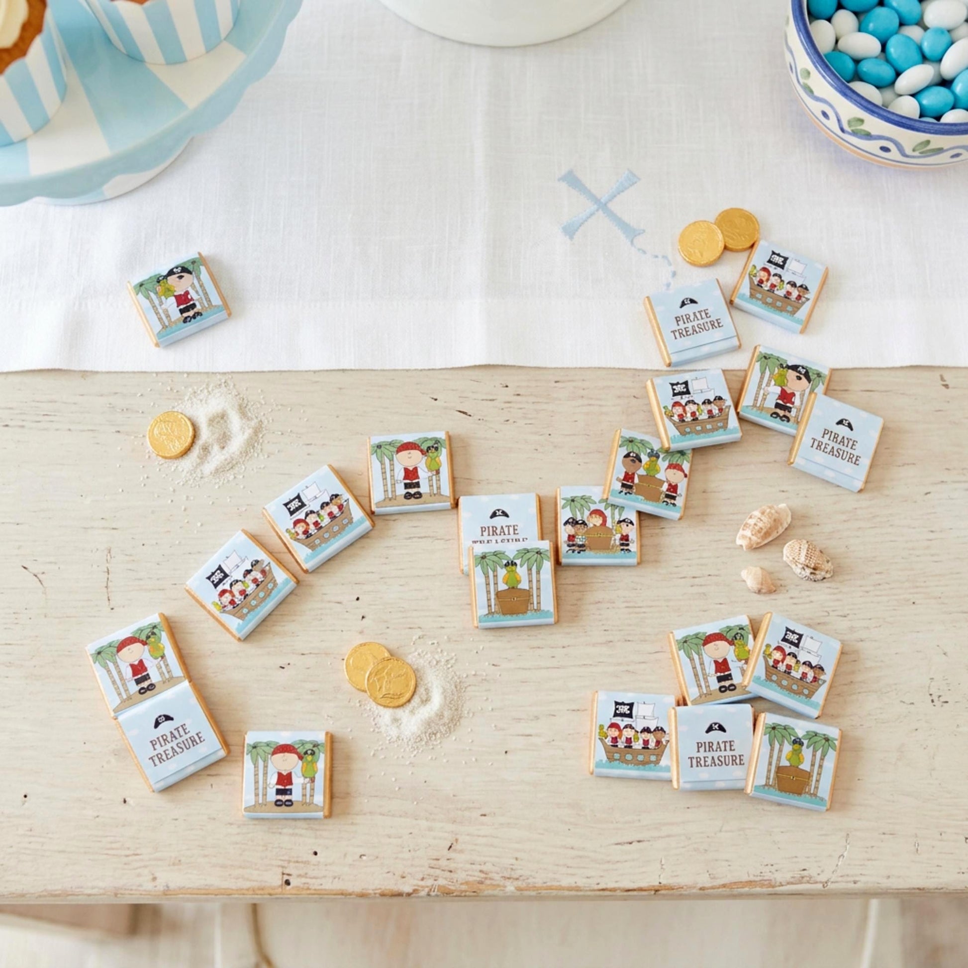 Personalised Pirate Birthday Party Favours – Treasure Hunt Treats