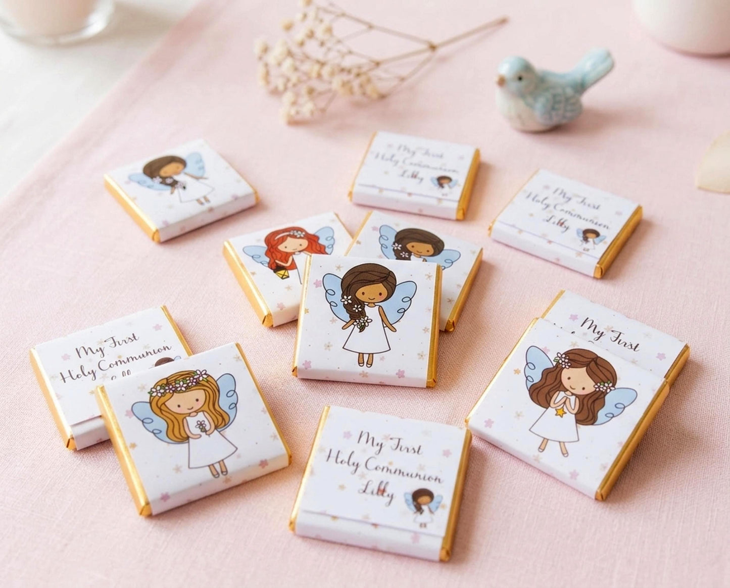 Personalised First Communion Favours for Girls – Religious Party Guest Treats