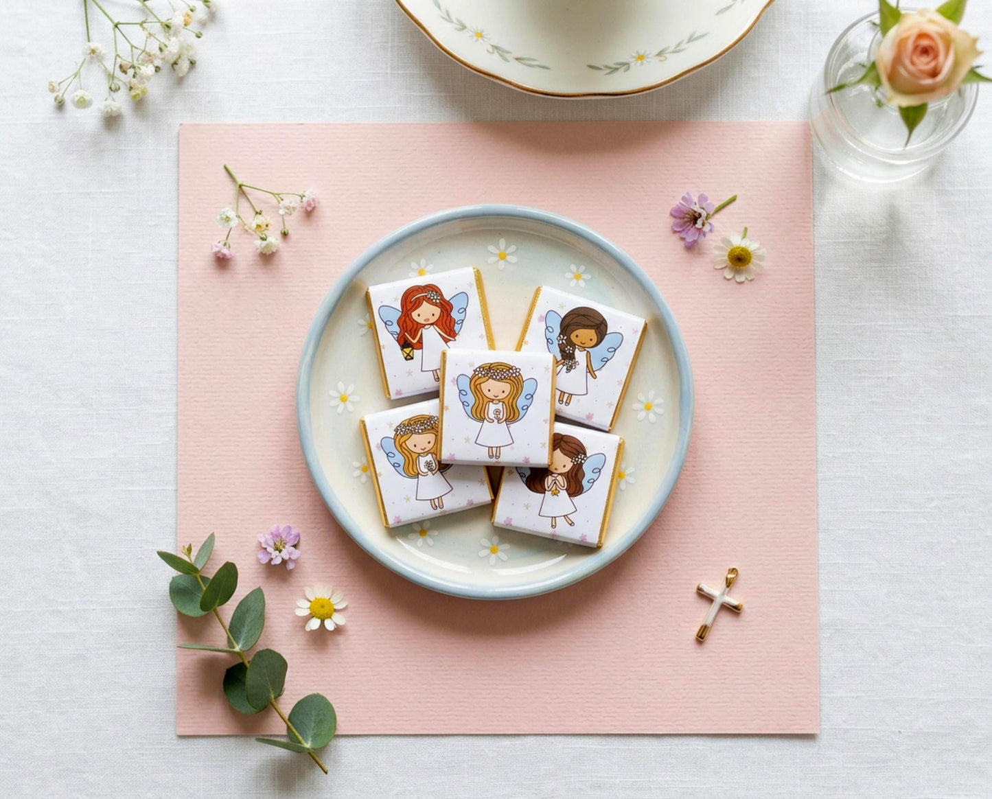 Personalised First Communion Favours for Girls – Religious Party Guest Treats
