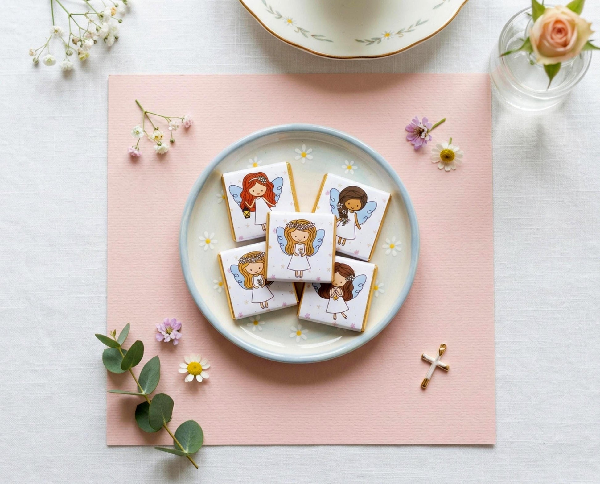 Personalised First Communion Favours for Girls – Religious Party Guest Treats