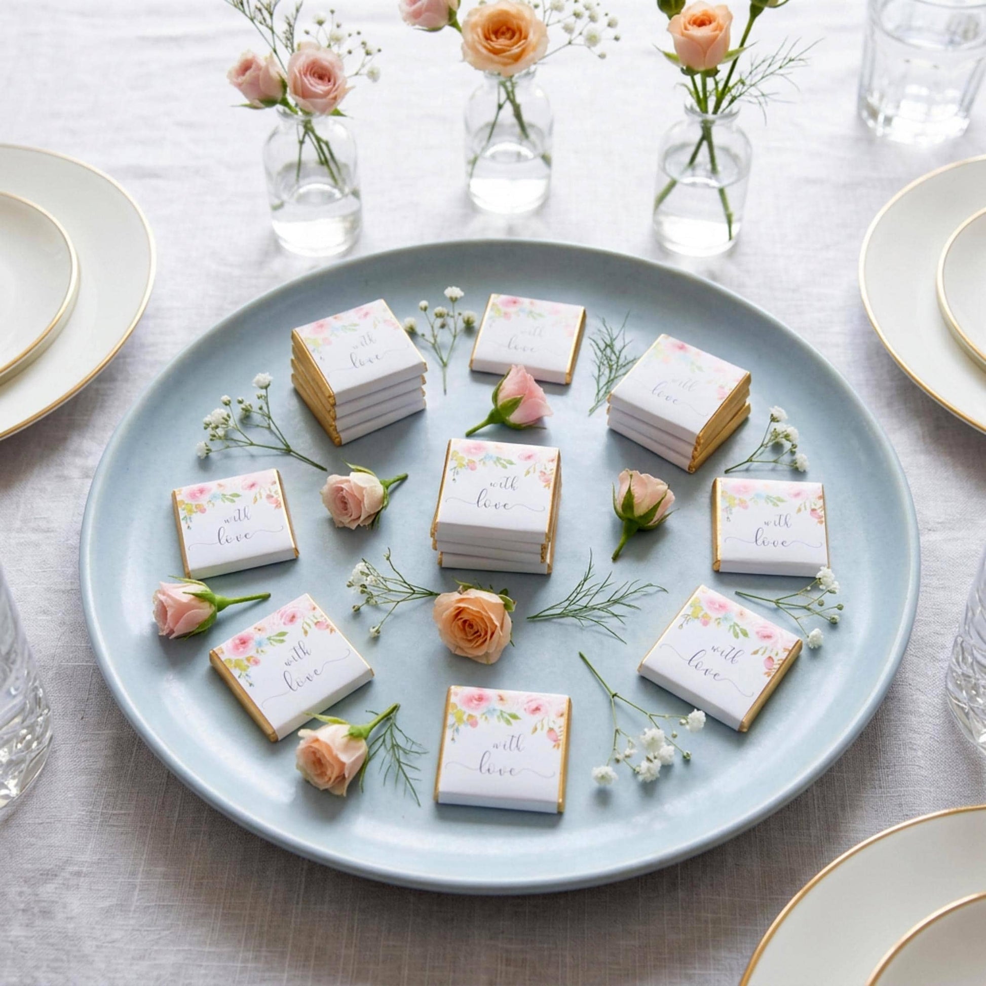 With Love Personalised Birthday Favours