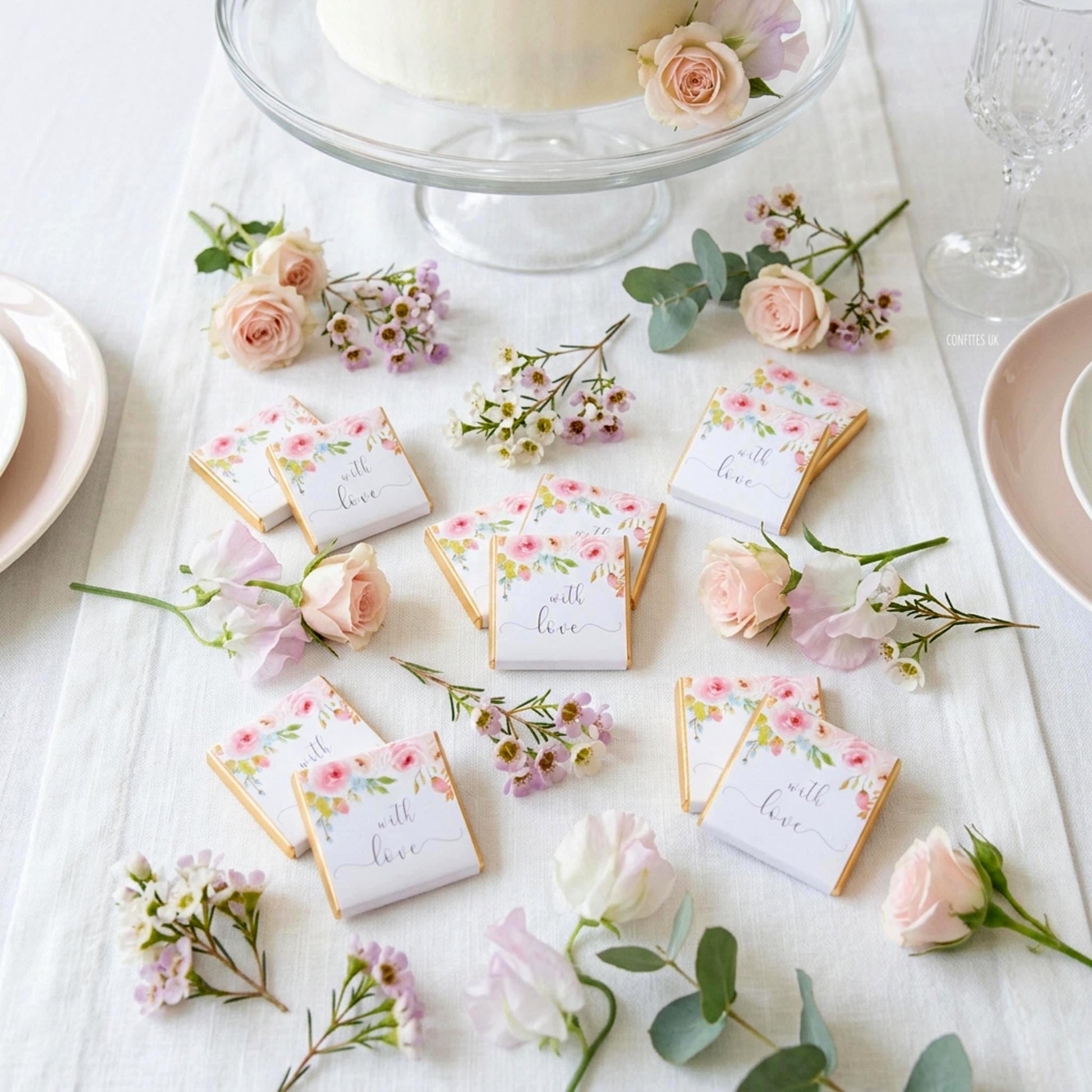 With Love Personalised Birthday Favours