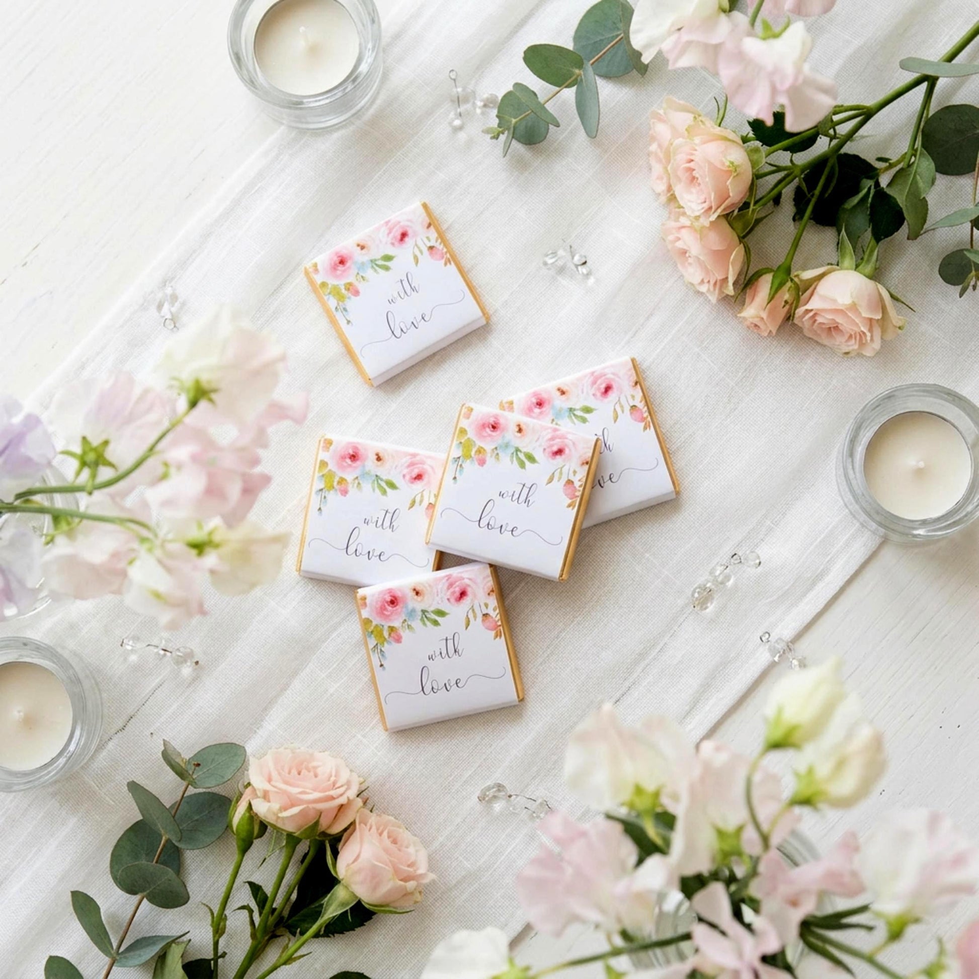 With Love Personalised Birthday Favours