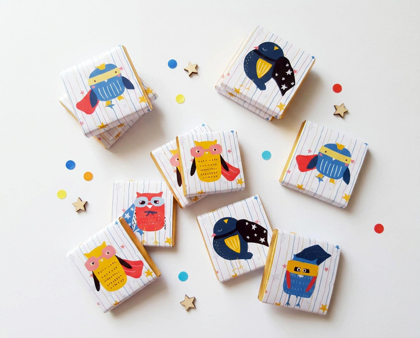 Personalised Super Bird Birthday Favours – Kids Party Treats