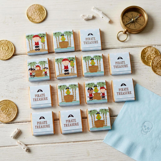 Personalised Pirate Birthday Party Favours – Treasure Hunt Treats