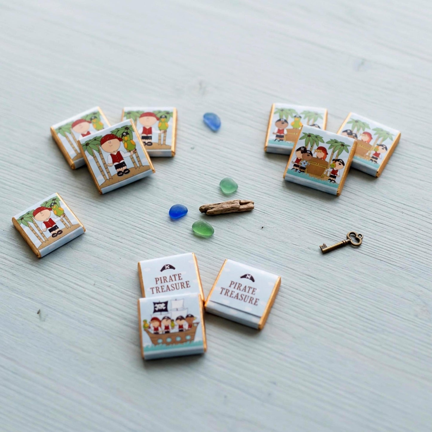 Personalised Pirate Birthday Party Favours – Treasure Hunt Treats