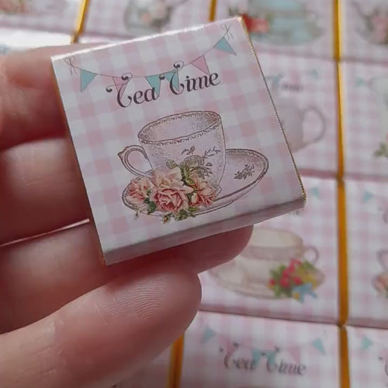 Personalised Tea Time Chocolates – Afternoon Tea Party Favours, Birthday Treats