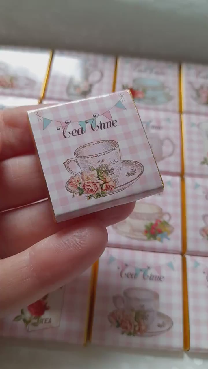 Personalised Tea Time Chocolates – Afternoon Tea Party Favours, Birthday Treats