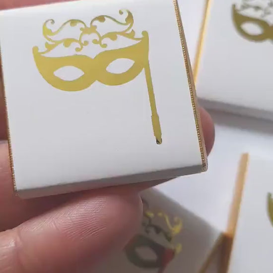 Personalised Carnival Masquerade Party Favours, ball party treats