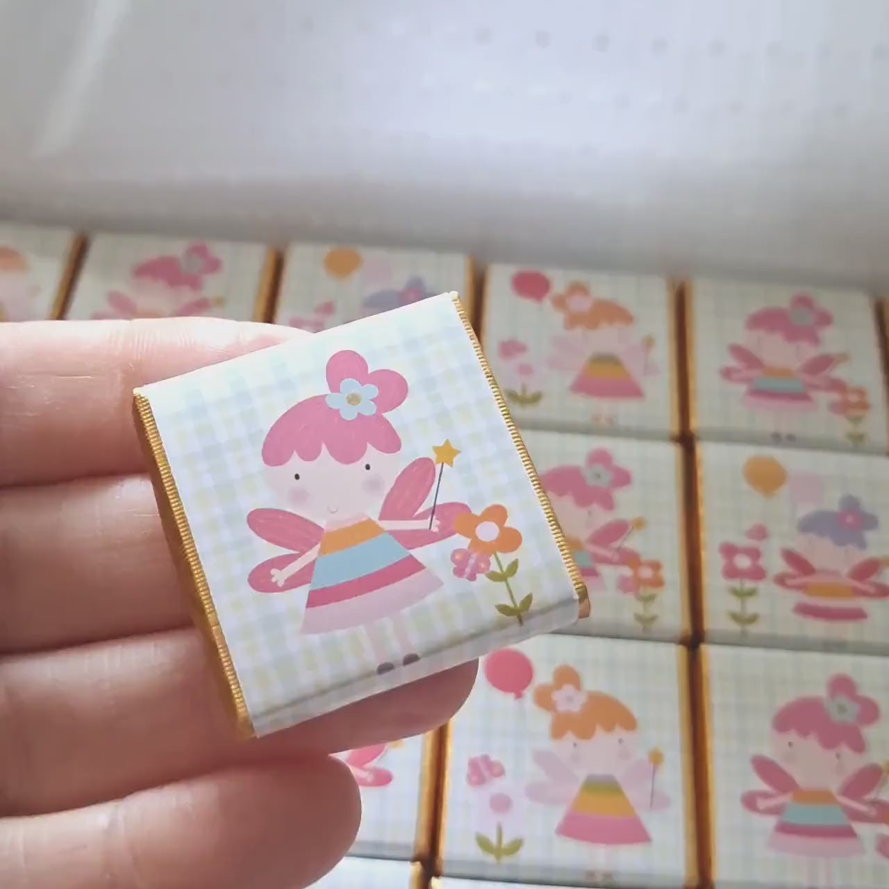 Personalised Flower Fairy Party Favours - Magical Floral Birthday Treats - Enchanted Garden Party Bag Filler
