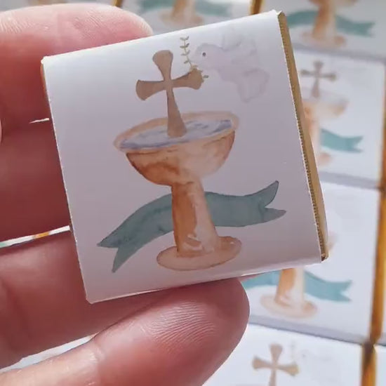 Personalised First Communion Chocolate Favours – Custom Religious Guest Treats