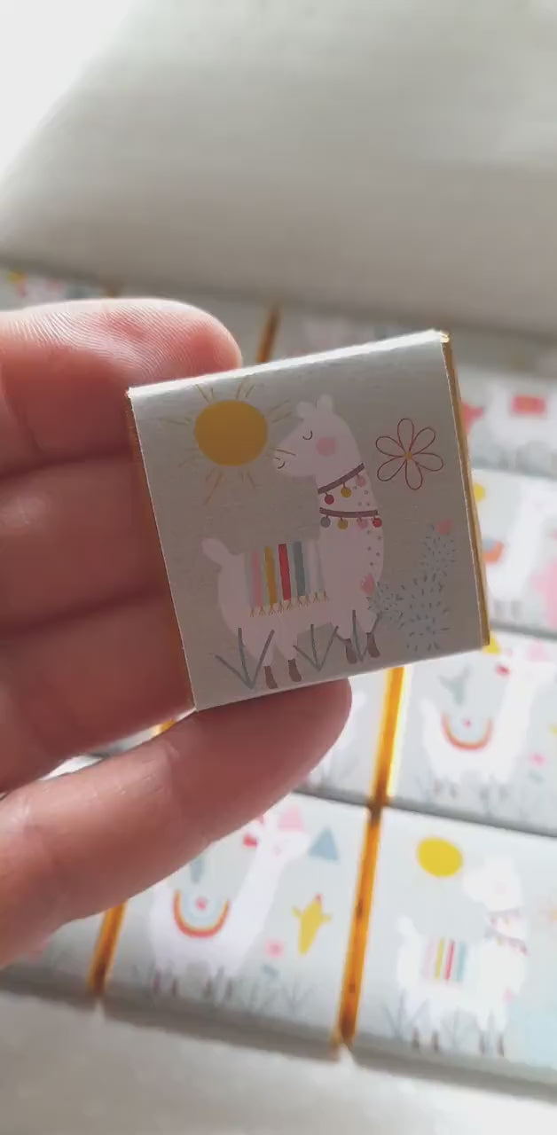 Personalised Llama Party Favours – Birthday, Baby Shower Party Treats