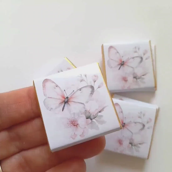 Personalised Butterfly Party Favours for 50th, 60th, 70th Birthdays