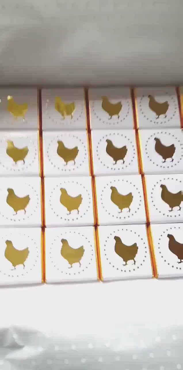 Personalised Hen Do Chocolate Favours – Golden Hen Night Bride Tribe Treats