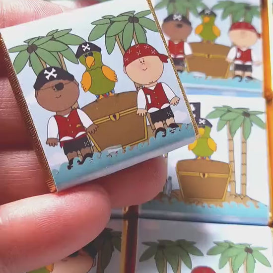 Personalised Pirate Birthday Party Favours – Treasure Hunt Treats