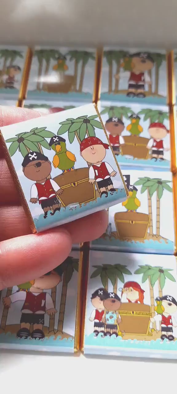 Personalised Pirate Birthday Party Favours – Treasure Hunt Treats