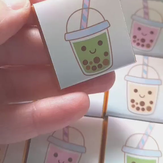 Personalised Bubble Tea Chocolates – Birthday Party Favours, Boba Bar Treats